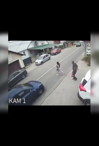 Woman Gets Hit By Car Crossing Her Man Thinks It Wasn't Her Fault