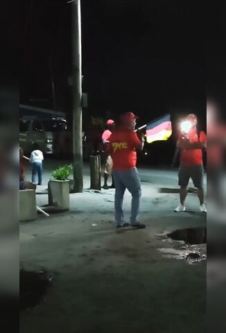 Man Giving A Speech Drops Dead