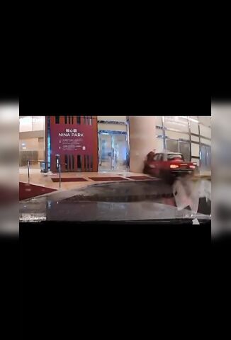 Brutal Wall Hit On Pedestrian Walking Home