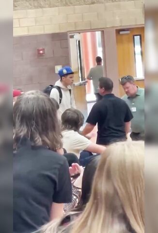 Student Gets Suplexed By Security During Freakout With Teacher