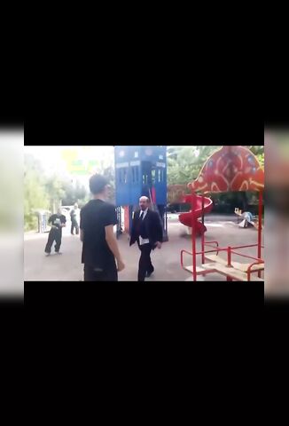 Teens Knock Out A Lenin Lookalike In The Playground