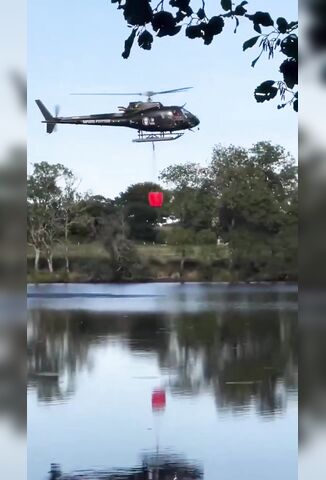 Fire Fighter Chopper Goes Down