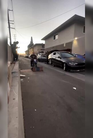 Launched Down The Street