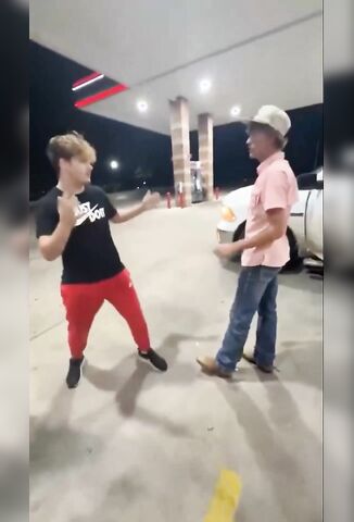 MMA Wannabe Fights Random Kid At the Garage