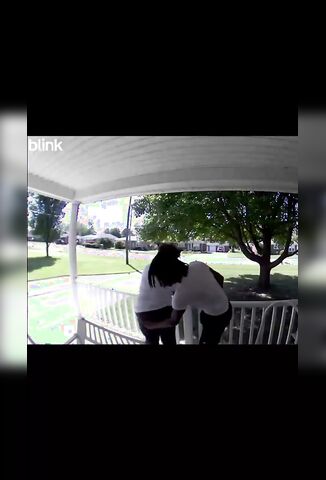 Pervert Caught Feeling Up Elderly Residents Ass On Her Own Porch