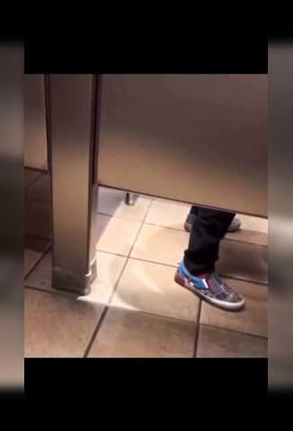 He's Definitely Not Wiping