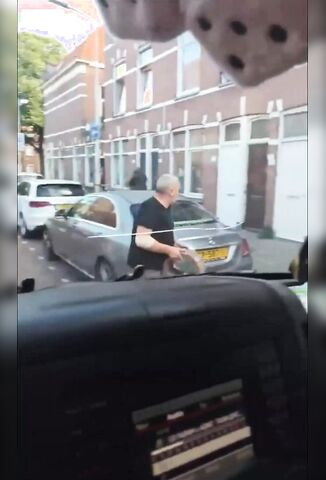 Parked Outside A House In A Public Parking Spot - House Owner Smashed His Wing Mirror Off