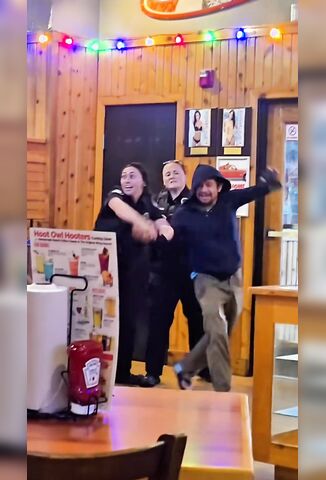 Female Officers Attempt To Arrest A Little Guy