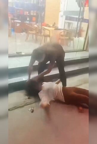 Total Asshole Attacks His Girl For Disrespecting Him