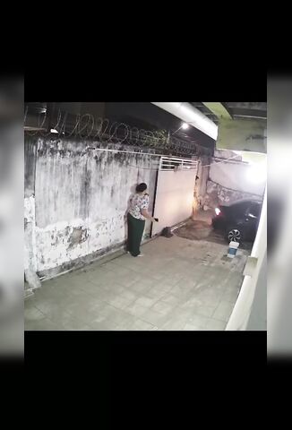 Man With A Pistol Attempts A Robbery Gets Run Down Instantly By Quick Thinking Driver