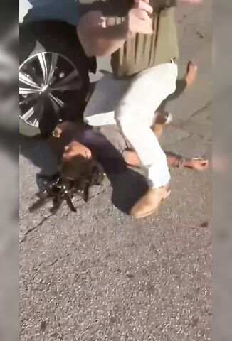 Crazy Bitch Pulls Gun During Road Rage Dispute And Gets Handled
