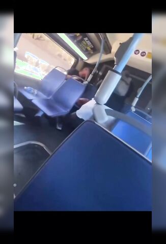 Poor Guy Just Trying To Get Home Brutally Punched Bloody On The Bus