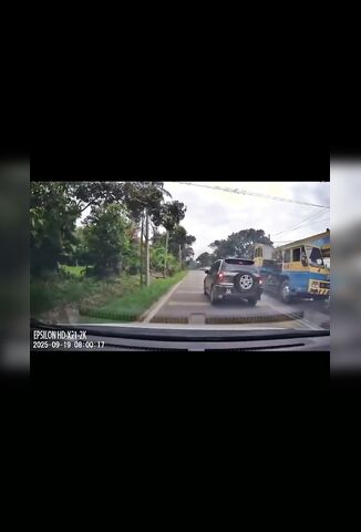Overtaking Bikers Ends Up Underneath Oncoming Heavy Plant