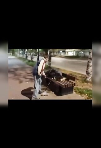 Asshole Russian Kid Head Kicks A Sleeping Homeless Guy For Internet Clout