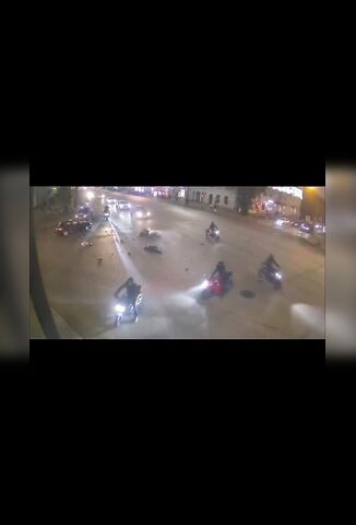 Biker Killed In Brutal T Bone Slam