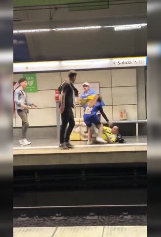 Starting A Fight With An Opposing Fan With Your Kids In Tow