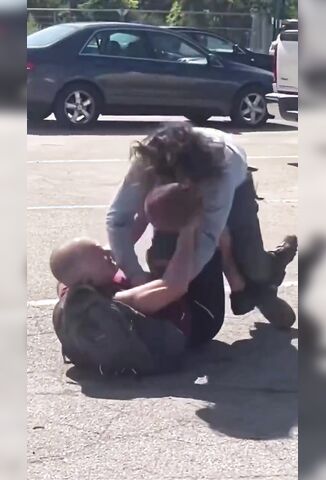 Cyclist Attacks Pickup Driver