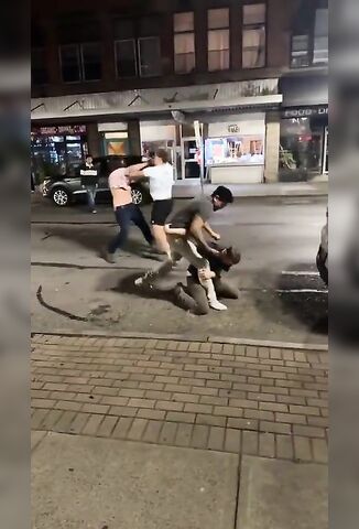 Late Night Brawl Entertains The Crowd