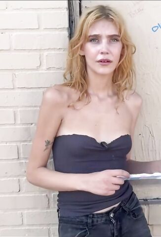 Damn This Cute Girl Sells Her Body For Fentanyl On The Streets What A Waste Of Life
