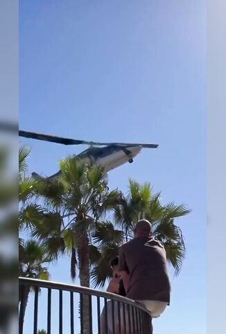Multiple Videos Of The Helicopter Crash At Huntington Beach Yesterday
