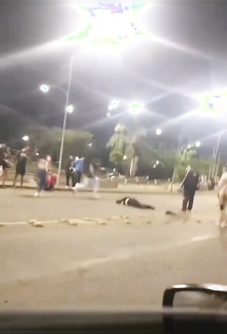 Knocked Out Guy Gets Driven Over During Street Dispute