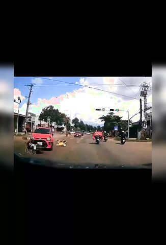 Red Car Is In A Hurry