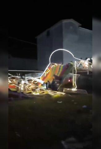 Fairground Ride Collapses In China With Multiple People Trapped