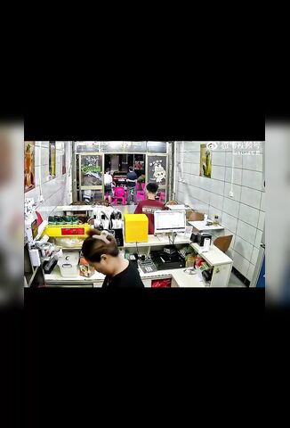 Car Driver Comes In For A Takeaway