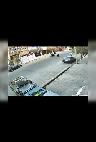 Kids Playing In The Street Send Biker Into A Parked Car