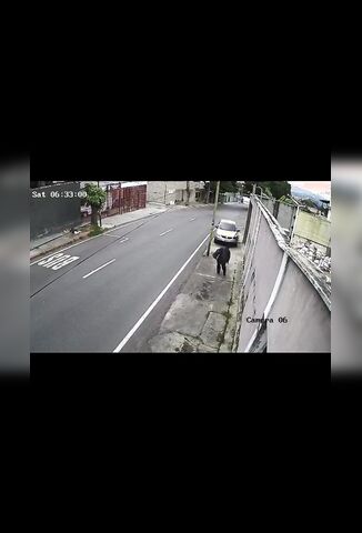 Unlucky Pedestrian Sent Into The Shadow Realm By Crazy Car Driver