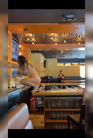 Naked Girl Smashes Up Restaurant Then Gets Naked Taser Action