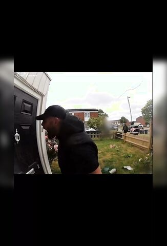 British Door To Door Salesman Taking Things A Little Too Far