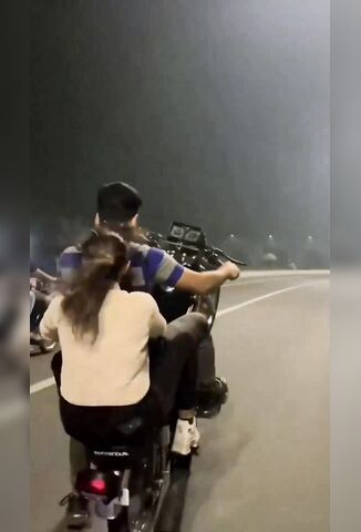 Pajeets Wheelieing Down The Highway Take Each Other Out