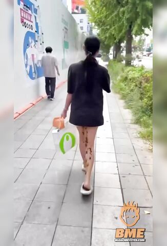 Girl Shat Herself Walking Down The Street