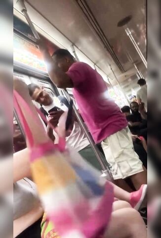 Man Gets Slept On The Subway For Annoying Female Passengers