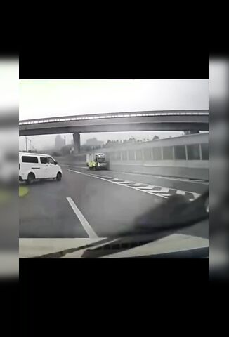 High Vis Jacket Didn't Save This Road Worker