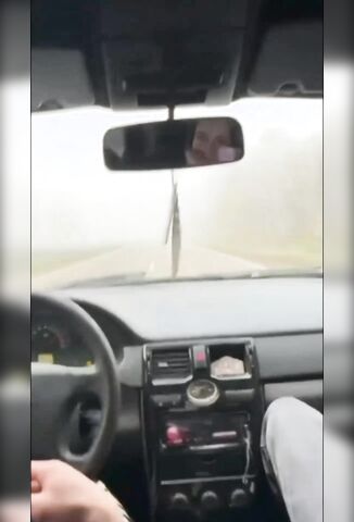 Russians Flexing 200KPH In Thick Fog Come Unstuck