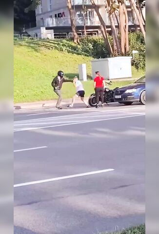 The Rev Of His Engine At The End After Breaking His Hands