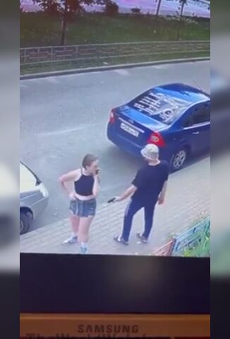 Man Tries To Take A Photo Up The WRONG Girls Skirt