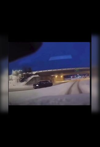 Car Flies Off Overpass Introducing Us To Christmas