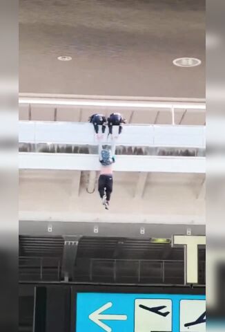 20 YO Tourist Falls To His Death After Argument With His Mom At Airport