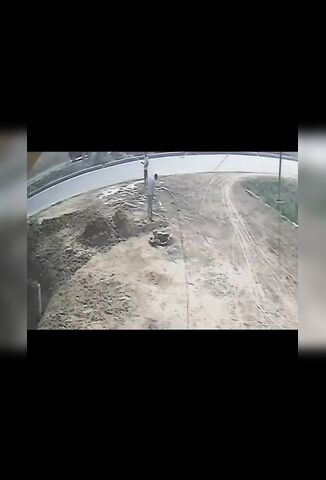 Playing Cricket At The Side Of The Road