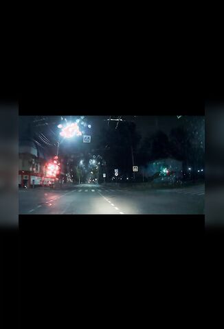 Scooter Rider Ignores The Red Light For The Last Time