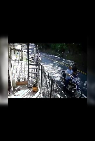 Lucky Bikers Not So Lucky Bike