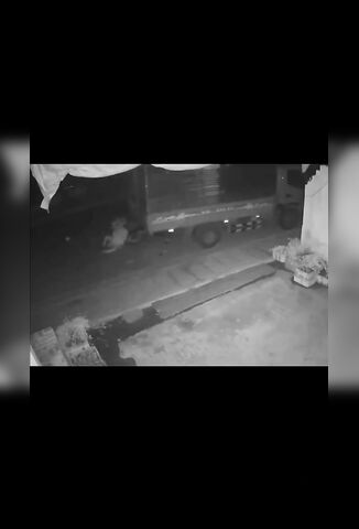 Truck Parked With No Lights Hit By Speeding Biker