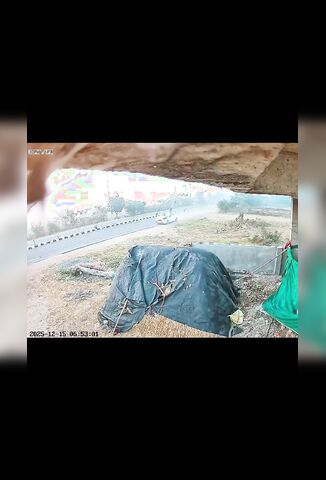 High Speed Impact With A Pedestrian Walking Down The Road