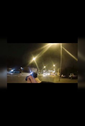 Women Waving A Knife - In America She'd Have Been Shot Instantly