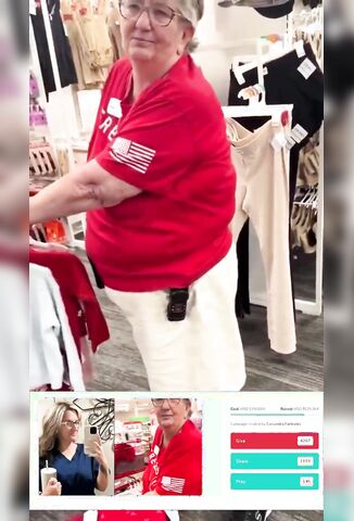 Over 125K Raised For Old Lady Abused In Target For Wearing Charlie Kirk Shirt