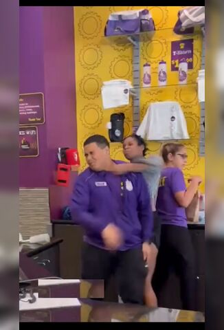 Planet Fitness Employee Gets Sucker Punched By A Crazed Karen