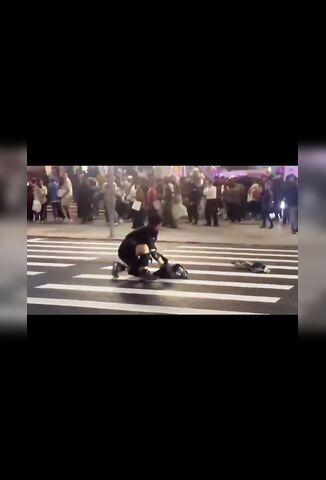 BREAKING - Lunatic In Taipei Throws Smoke Bombs Then Stabs Random People